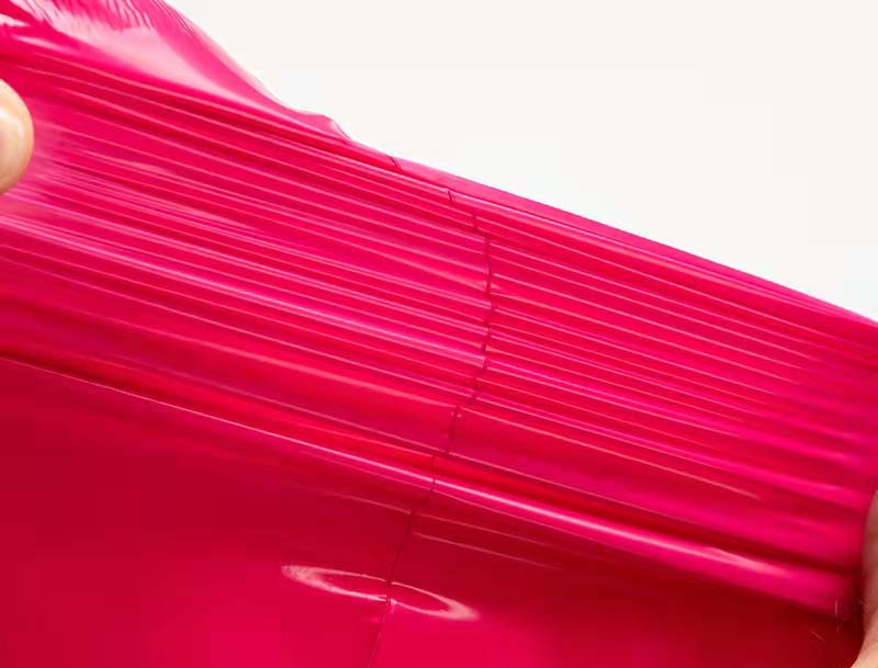 辽源玫红色快递袋-05